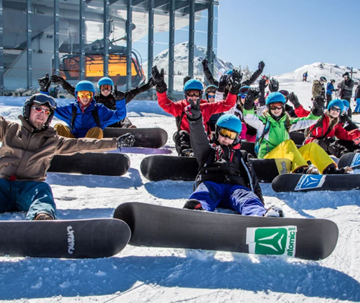 obozy zimowe, narty i snowboard